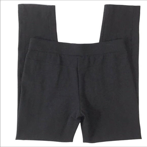 Anne Klein Black Pull On Pants Size 2 Compression Skinny Leggings Elastic Waist - Picture 4 of 9